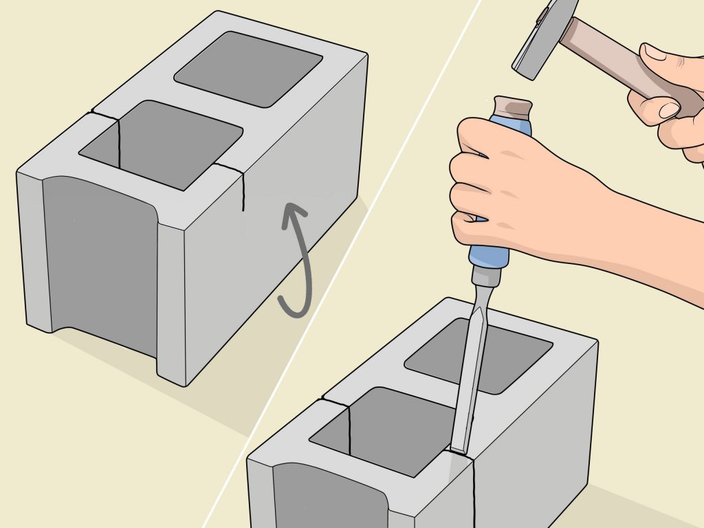 Comment couper un bloc de béton ?